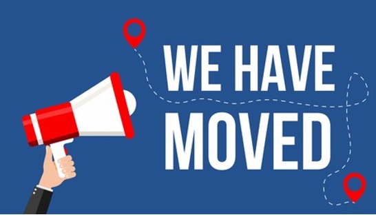 We've Moved graphic